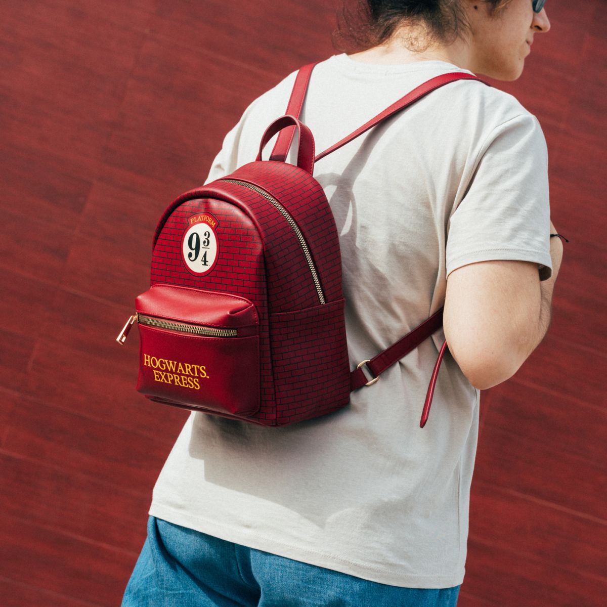 Harry Potter 9 3/4 Leather Backpack 20x26x12 cm