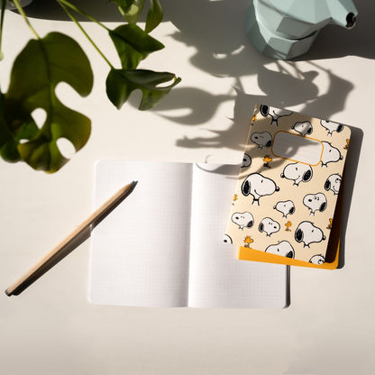 Snoopy Pack of 3 A6 Notebooks Notepad Sketchbook Lazy Day Notebook 105x148 mm