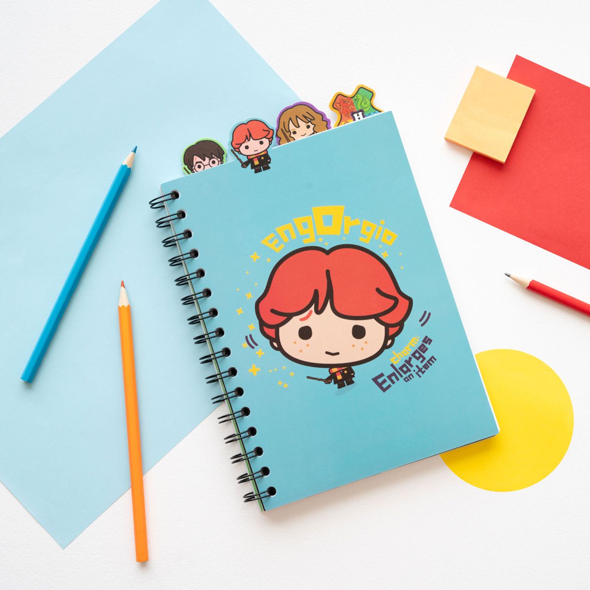 Harry Potter Stationery A5 Project Notepad With 4 Dividers Notebook 148x210 mm