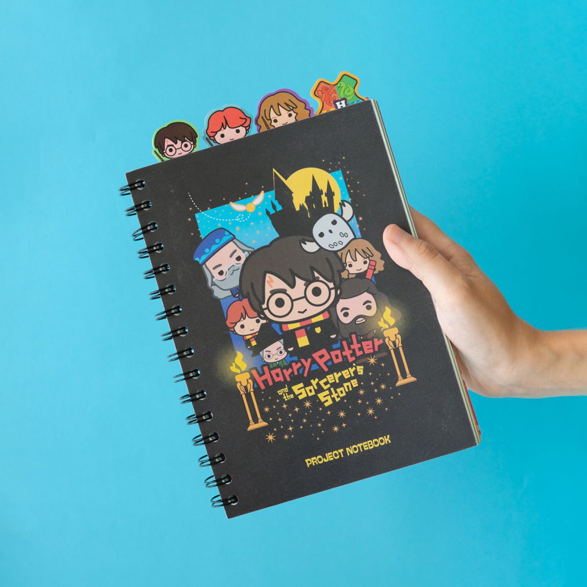 Harry Potter Stationery A5 Project Notepad With 4 Dividers Notebook 148x210 mm