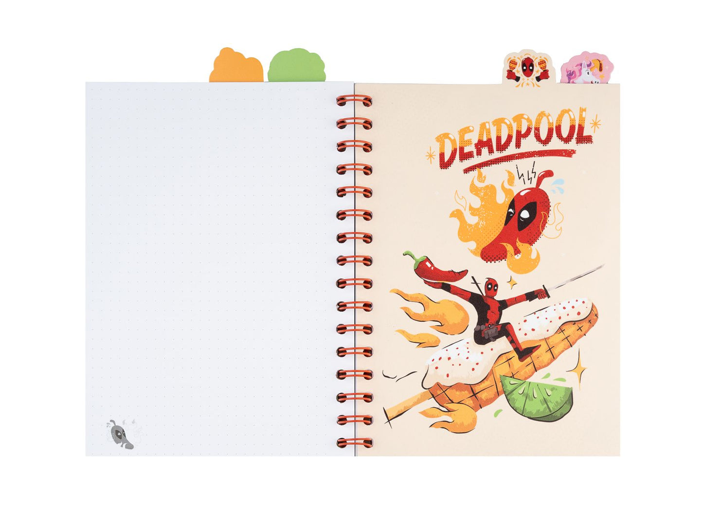 Marvel Deadpool A5 Project Journal With 4 Dividers Notebook 210x141 mm
