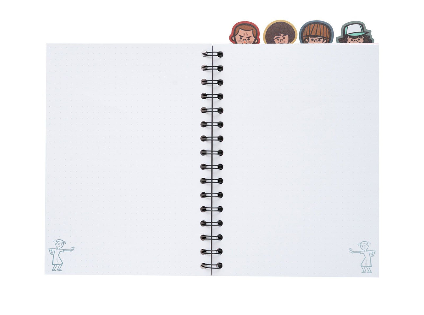 Stranger Things A5 Project Notepad With 4 Dividers Notebook 148x210 mm