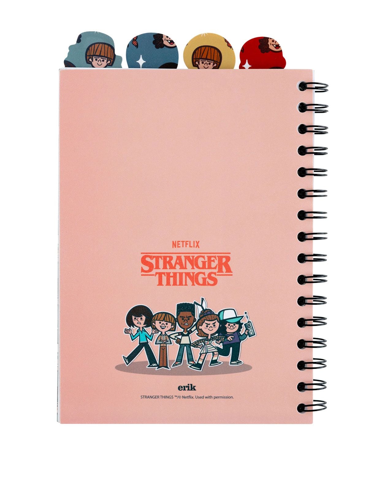 Stranger Things A5 Project Notepad With 4 Dividers Notebook 148x210 mm