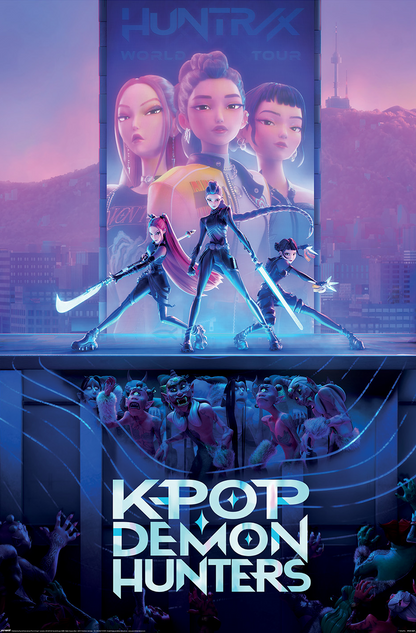 K-Pop Demon Hunters Poster 61x91.5 cm | 24x36 inch W x H