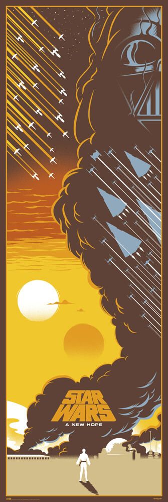Star Wars Episode IV A New Hope Poster 158 x 53 cm (62 x 21 inch) H x W