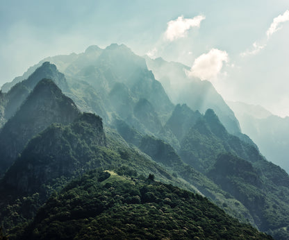 The Summit Giant Mountain Nature Non-woven photo wallpaper 300 cm x 250 cm | 118" x 98"