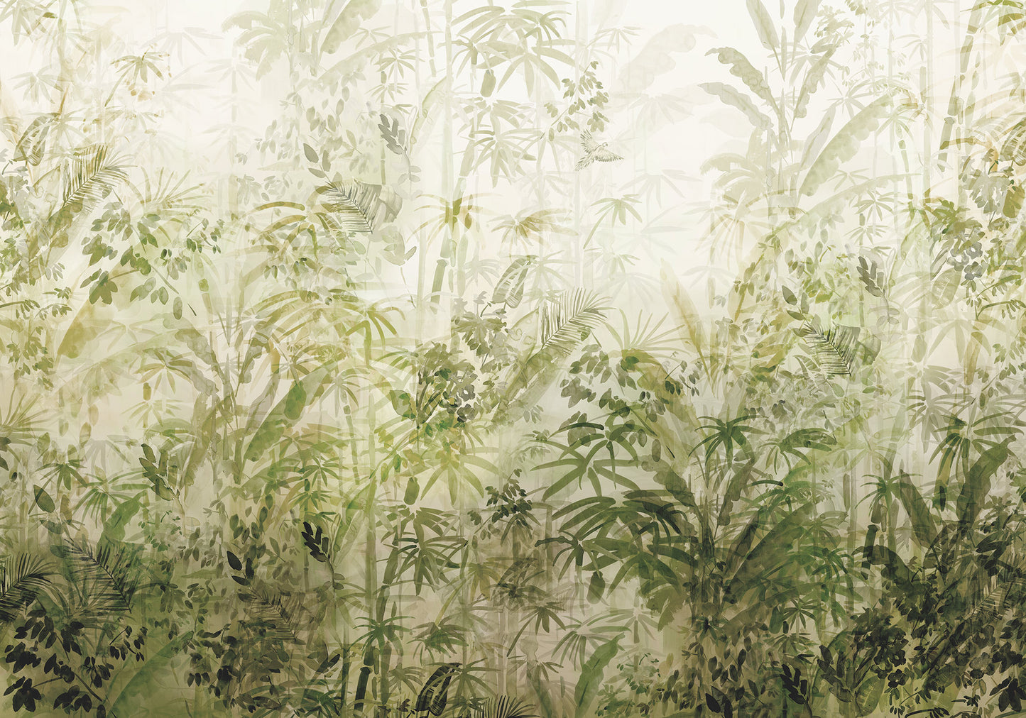 Wild Jungle Botanical Nature Non-woven photo wallpaper 400 cm x 280 cm | 157" x 110"