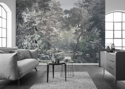 Fairytale Forest Old Trees Nature Non-woven photo wallpaper 400 cm x 280 cm | 157" x 110"