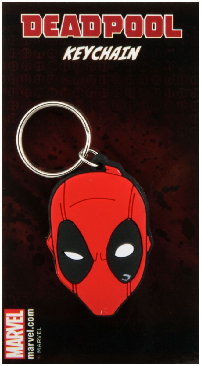 Marvel Deadpool Keyring Gifts Under 10 Pounds Keychain 4,5x7 cm