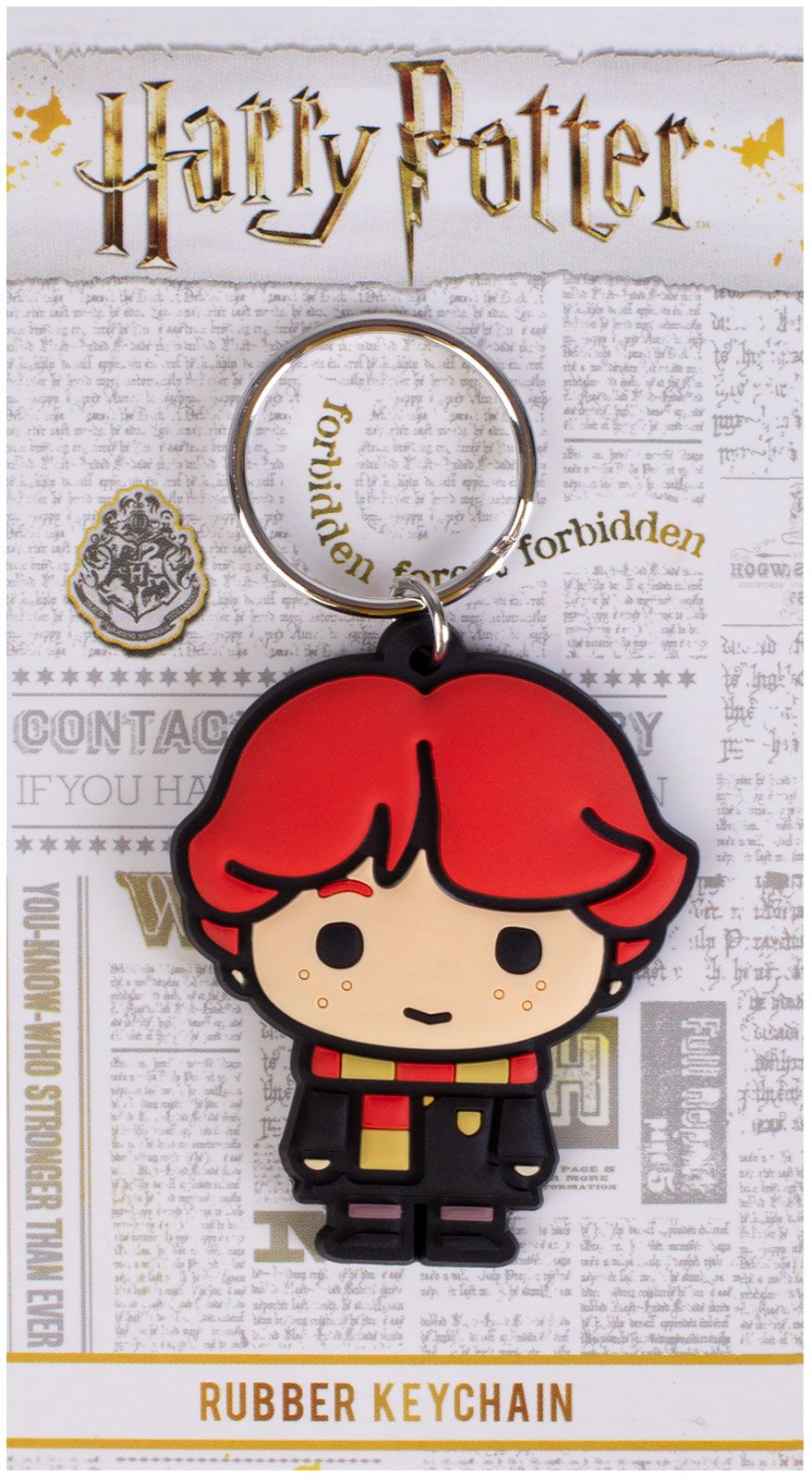 Harry Potter Ron Weasley Chibi Keyring Gifts Under 10 Pounds Keychain 4,5x7 cm