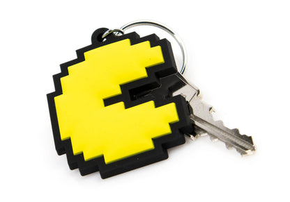 Pac Man Pixel Keyring Gifts Under 10 Pounds Keychain 4,5x7 cm