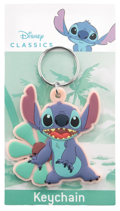 Disney Lilo and Stitch Smile Keyring Gifts Under 10 Pounds Keychain 4,5x7 cm
