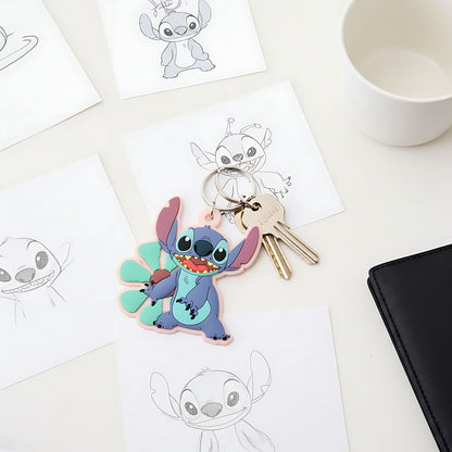 Disney Lilo and Stitch Smile Keyring Gifts Under 10 Pounds Keychain 4,5x7 cm