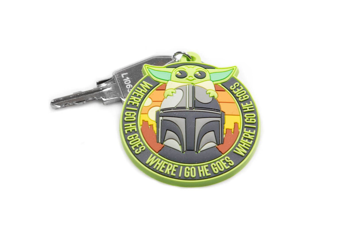 The Mandalorian Keyring Gifts Under 10 Pounds Keychain 4,5x7 cm