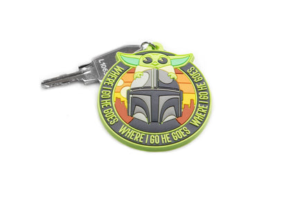 The Mandalorian Keyring Gifts Under 10 Pounds Keychain 4,5x7 cm