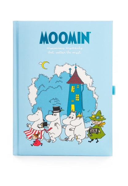 Moonin Lined A5 Journal with Pen Hardback Gift Set Notebook 26,5x26,5x2,5 cm