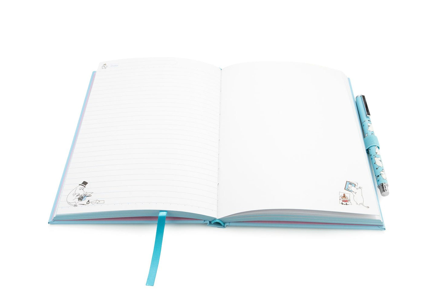 Moonin Lined A5 Journal with Pen Hardback Gift Set Notebook 26,5x26,5x2,5 cm