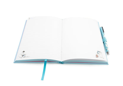 Moonin Lined A5 Journal with Pen Hardback Gift Set Notebook 26,5x26,5x2,5 cm