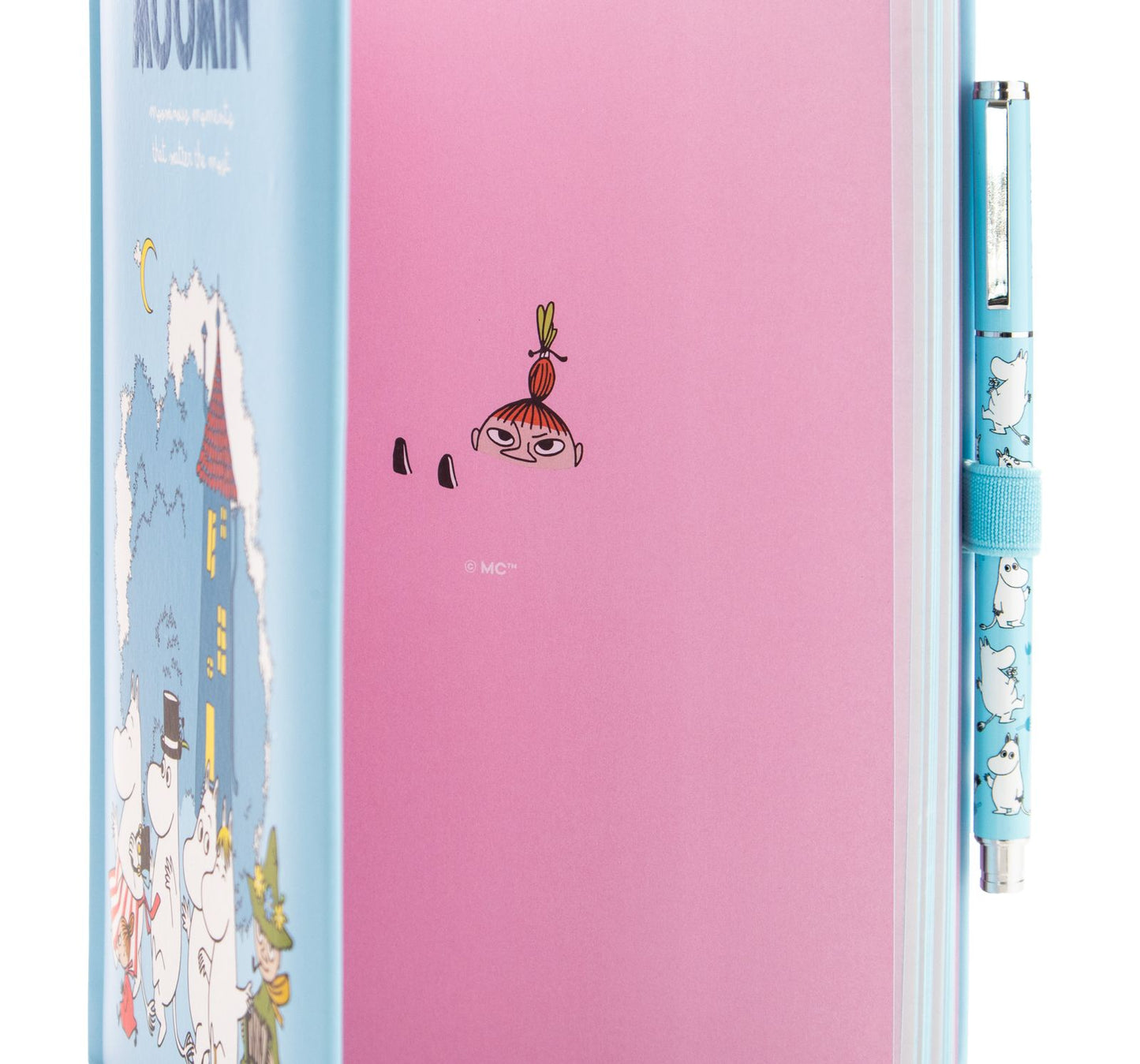 Moonin Lined A5 Journal with Pen Hardback Gift Set Notebook 26,5x26,5x2,5 cm