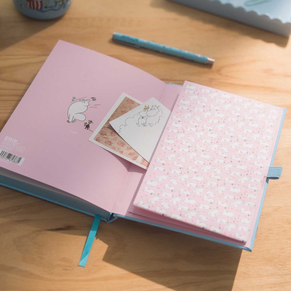 Moonin Lined A5 Journal with Pen Hardback Gift Set Notebook 26,5x26,5x2,5 cm
