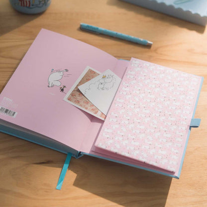Moonin Lined A5 Journal with Pen Hardback Gift Set Notebook 26,5x26,5x2,5 cm