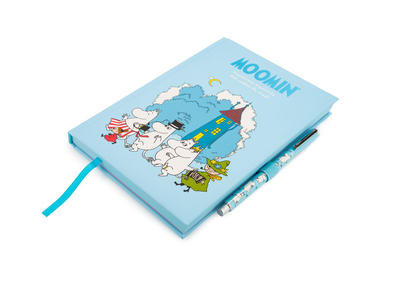 Moonin Lined A5 Journal with Pen Hardback Gift Set Notebook 26,5x26,5x2,5 cm