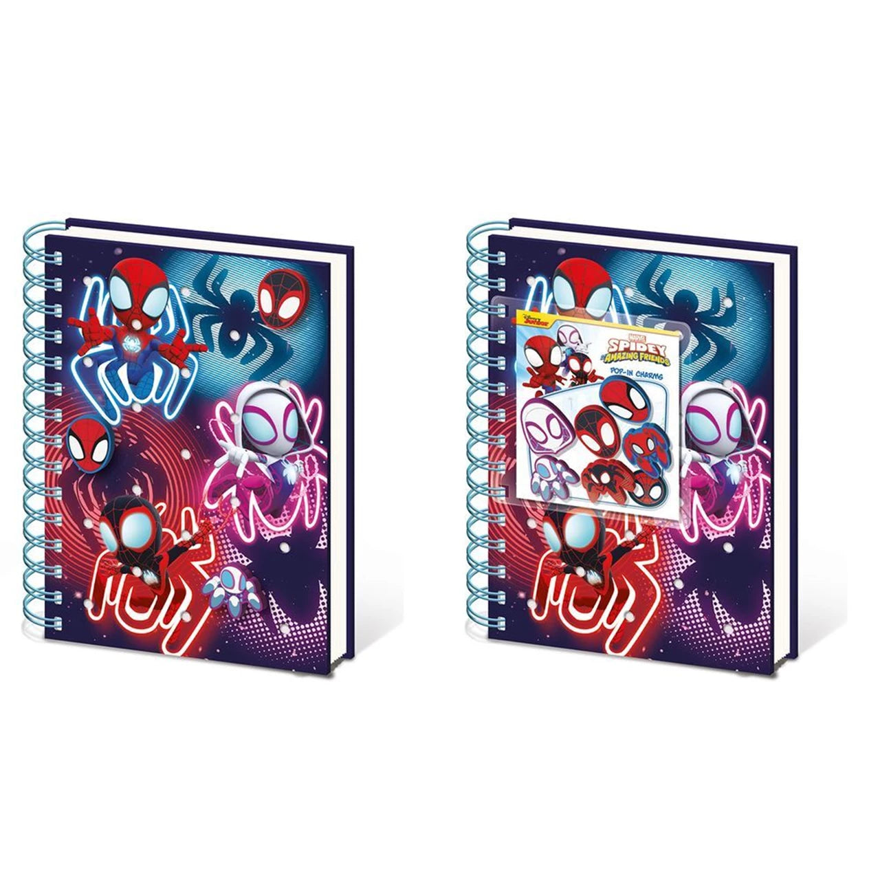 Spidey And Friends Glow Silicone Notebook 148x210 mm