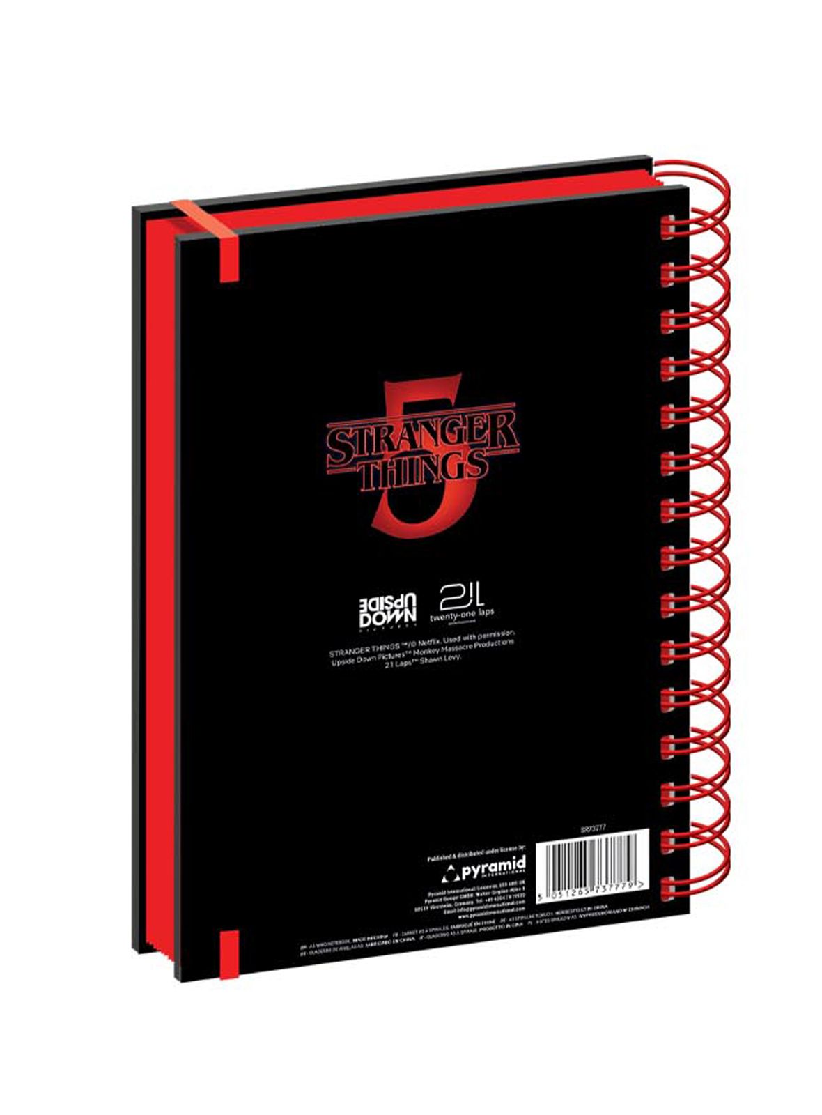 Stranger Things 5 Vecna Sky A5 Notebook 148x210 mm