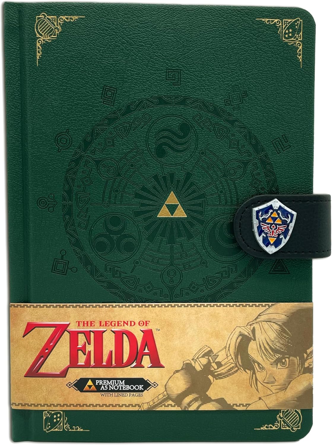 The Legend Of Zelda Green A5 Notebook 148x210 mm