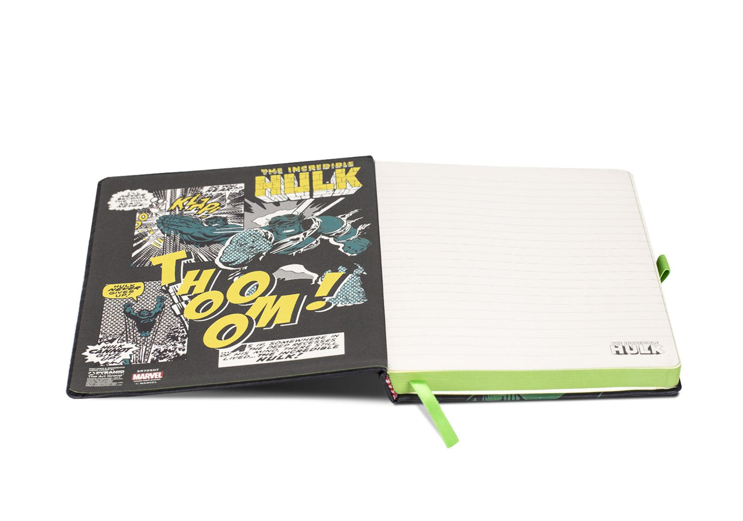 Marvel Retro Hulk Hardcover lined A5 Journal Movie Notebook 210x141 mm