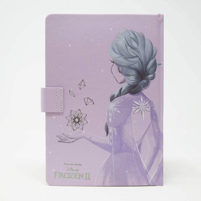 Elsa Snow Queen Disney Frozen A5 Faux Leather Lined Animated Movie Notebook 210x141 mm