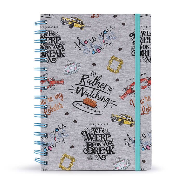 Friends Series Spiral Lined Notebook 148x210 mm