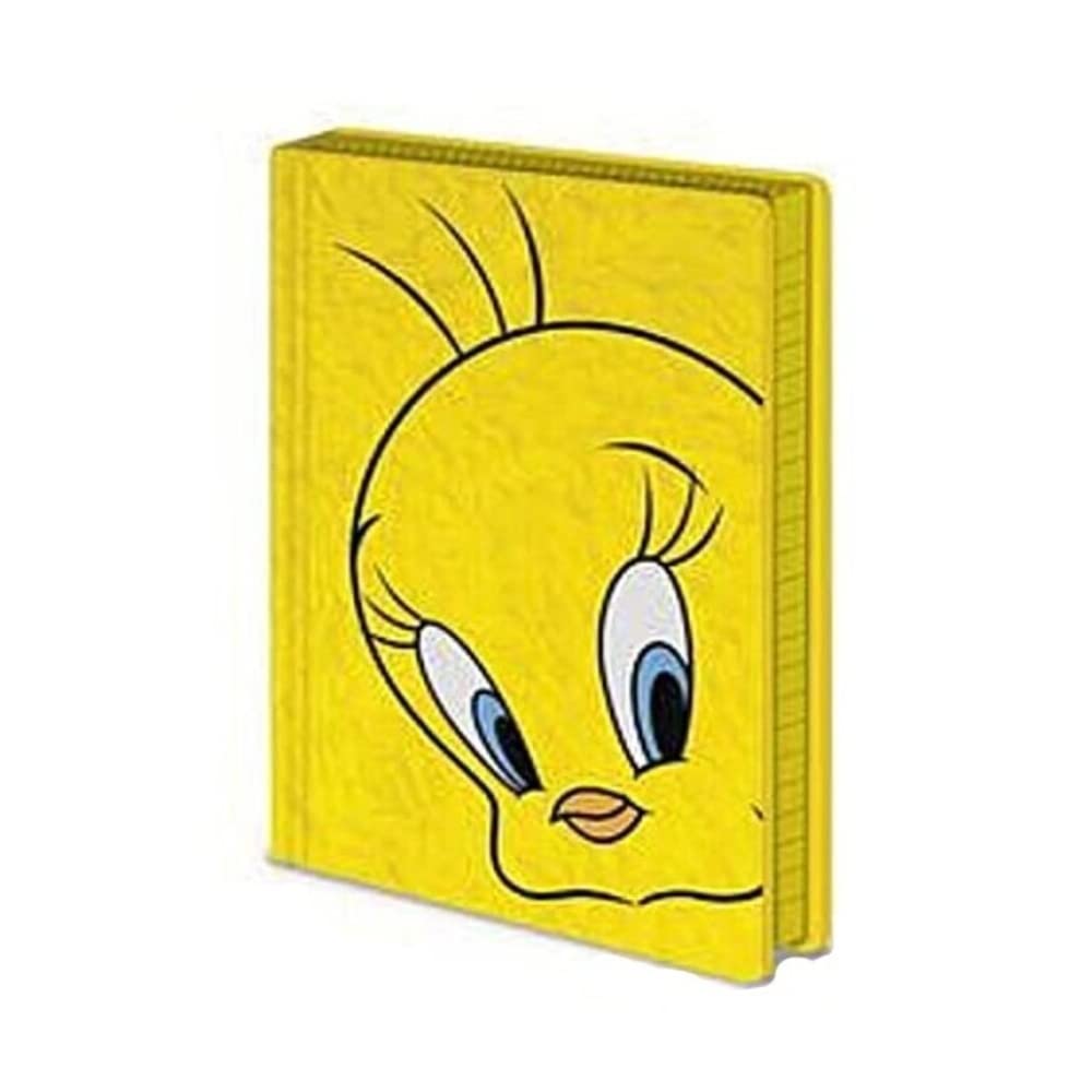 Looney Tunes Tweety Pie Fluffy Lined A5 Journal Animated Movie Notebook 210x141 mm