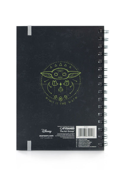 Star Wars The Mandalorian Grogu Hardcover school Journal Animated Movie Notebook 210x141 mm