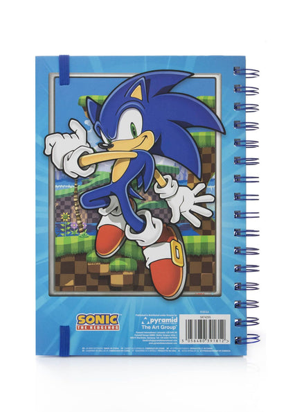 Sonic The Hedgehog A5 Sketchbook Green Hill Zone Gang Lined Notebook 148x210 mm