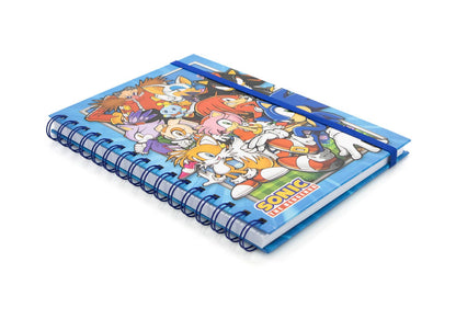 Sonic The Hedgehog A5 Sketchbook Green Hill Zone Gang Lined Notebook 148x210 mm
