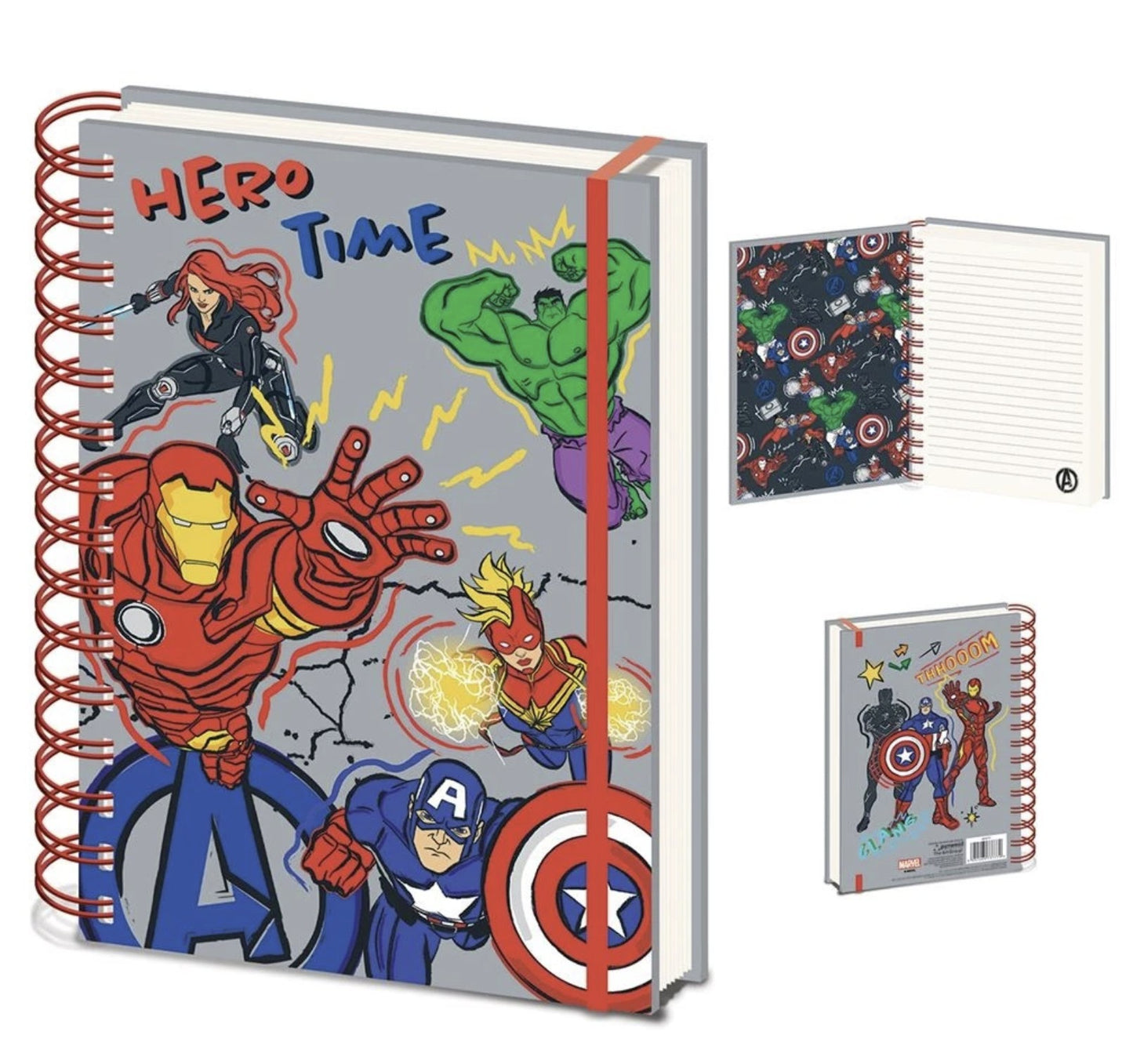 Marvel Avengers Cartoon Style A5 Notebook 148x210 mm