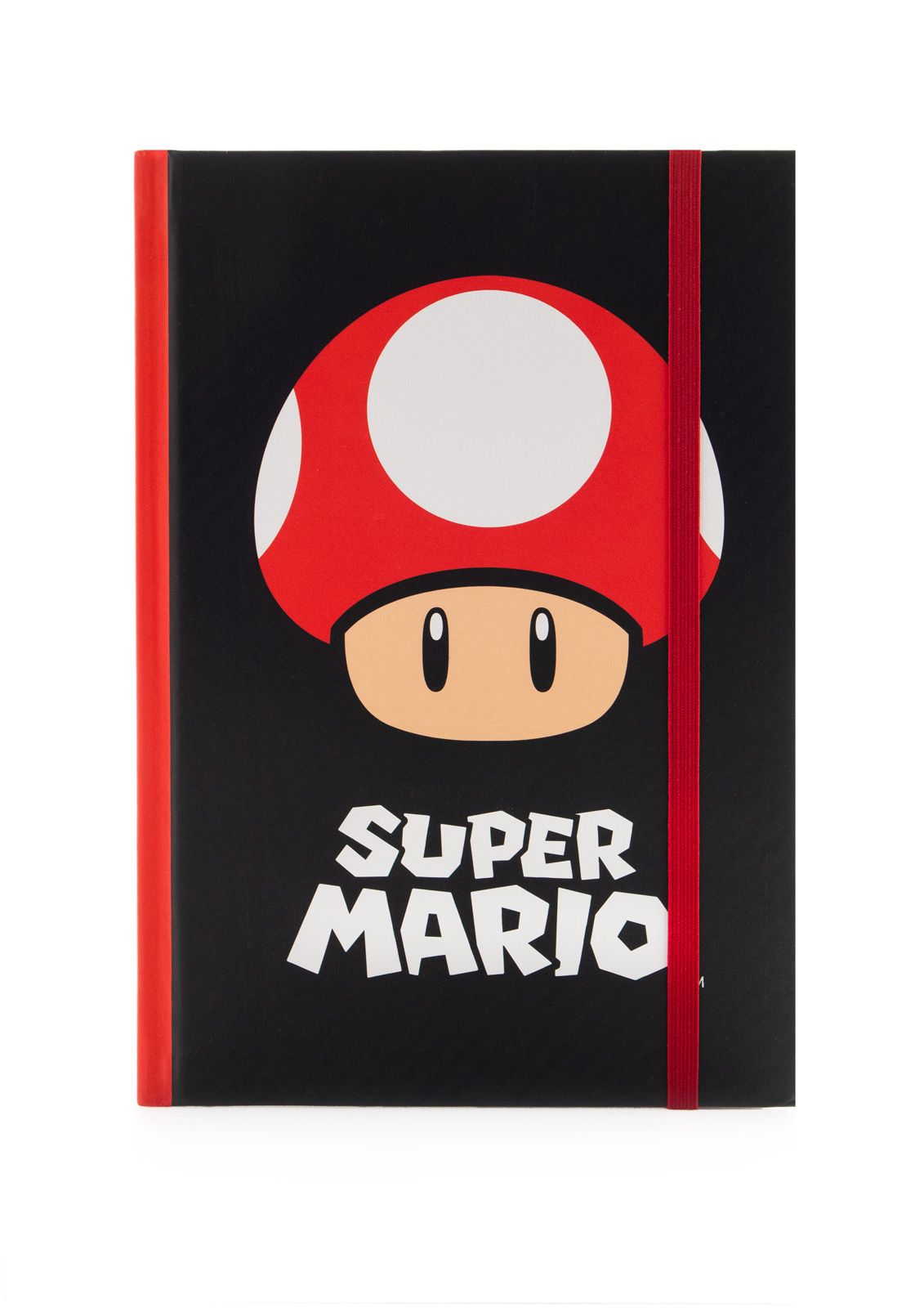 Super Mario Mushroom Lined Hardback A5 Notebook 148x210 mm