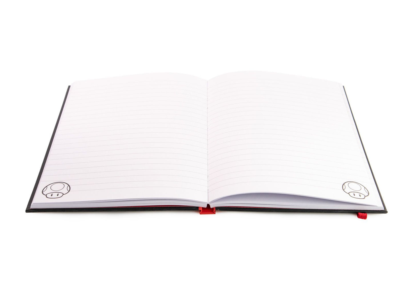 Super Mario Mushroom Lined Hardback A5 Notebook 148x210 mm