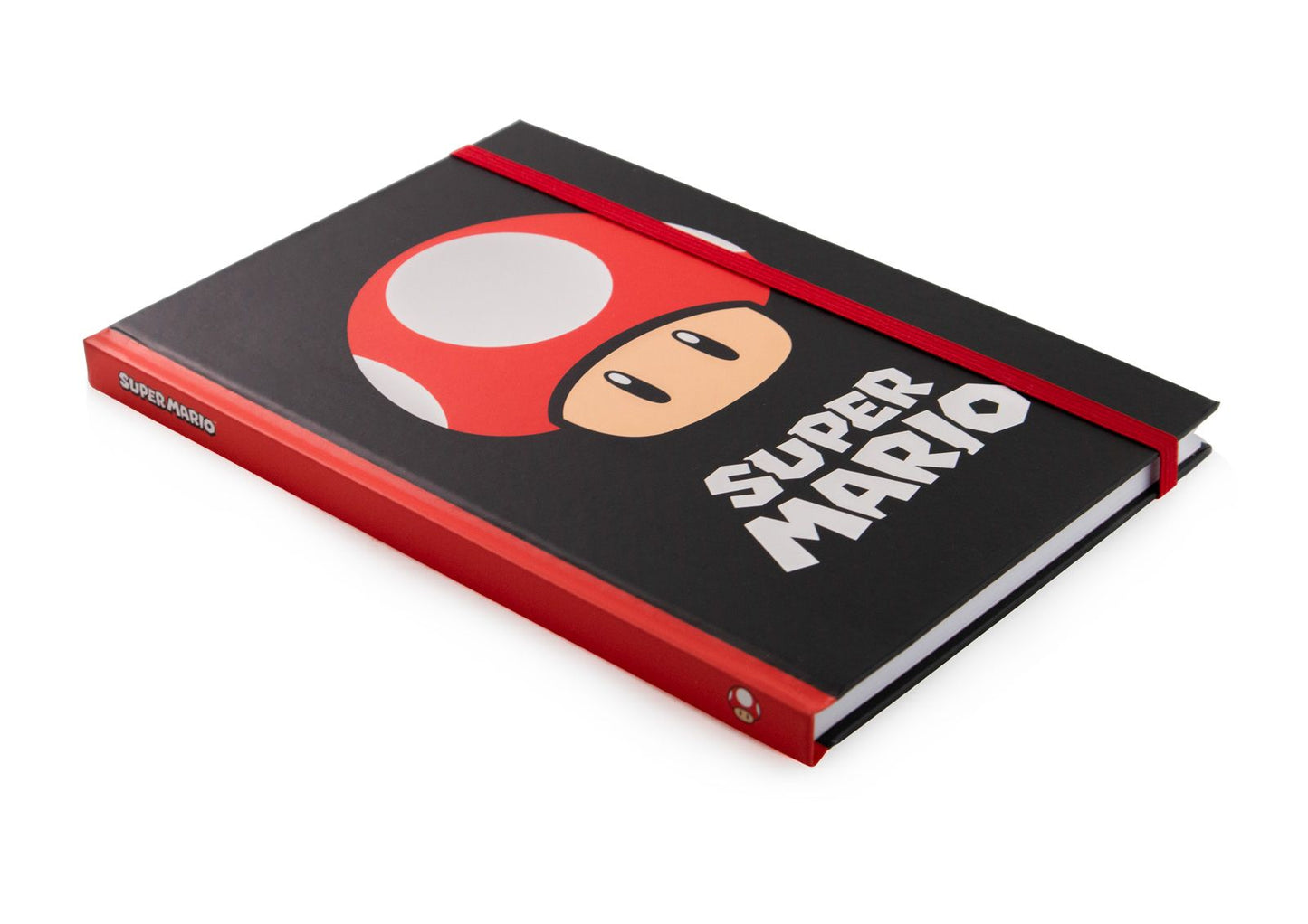 Super Mario Mushroom Lined Hardback A5 Notebook 148x210 mm