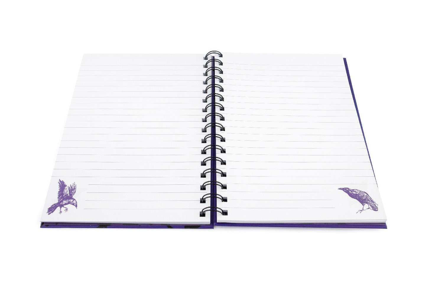 Wednesday Ravens Purple A5 Notebook 148x210 mm