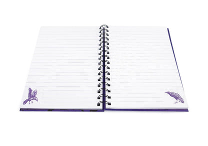 Wednesday Ravens Purple A5 Notebook 148x210 mm