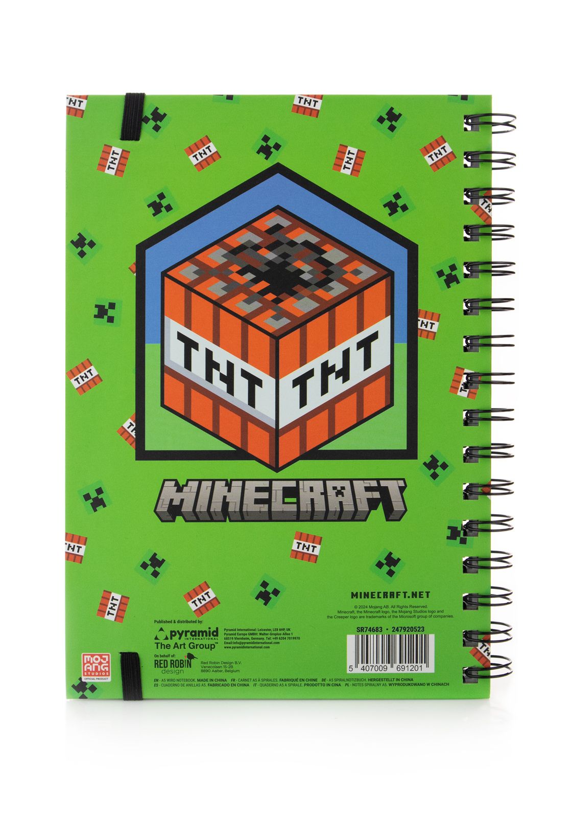 Minecraft A5 Notebook 148x210 mm