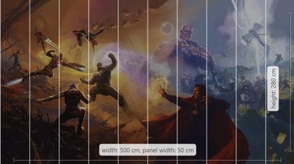 Marvel Avengers Epic Battles Two Worlds King Size