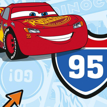 Disney Lets Race Childrens Bedroom Lightning McQueen Racing Car Colourful Wallpaper Roll 10.05 x 0.53 m