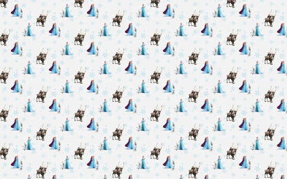 Disney Frozen Circles Kids Bedroom Wallpaper 10.05 x 0.53 m