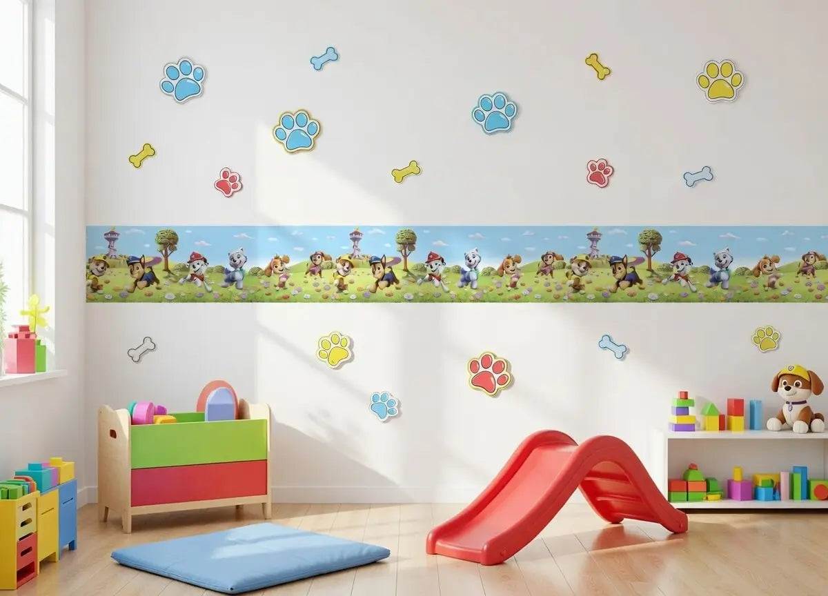 Paw Patrol wallpaper border for kids room