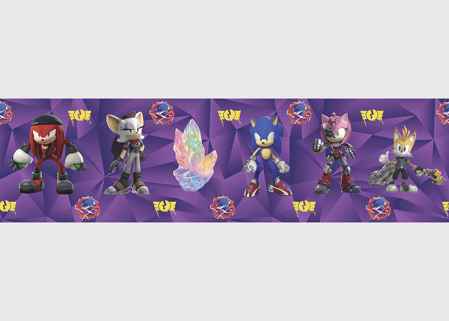 Sonic the Hedgehog Gamer Bedroom Self-Adhesive Wallpaper Border