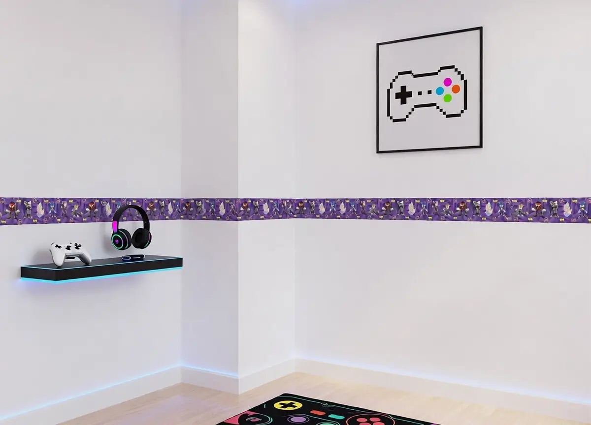 Sonic the Hedgehog kids Bedroom Self-Adhesive Wallpaper Wall Border