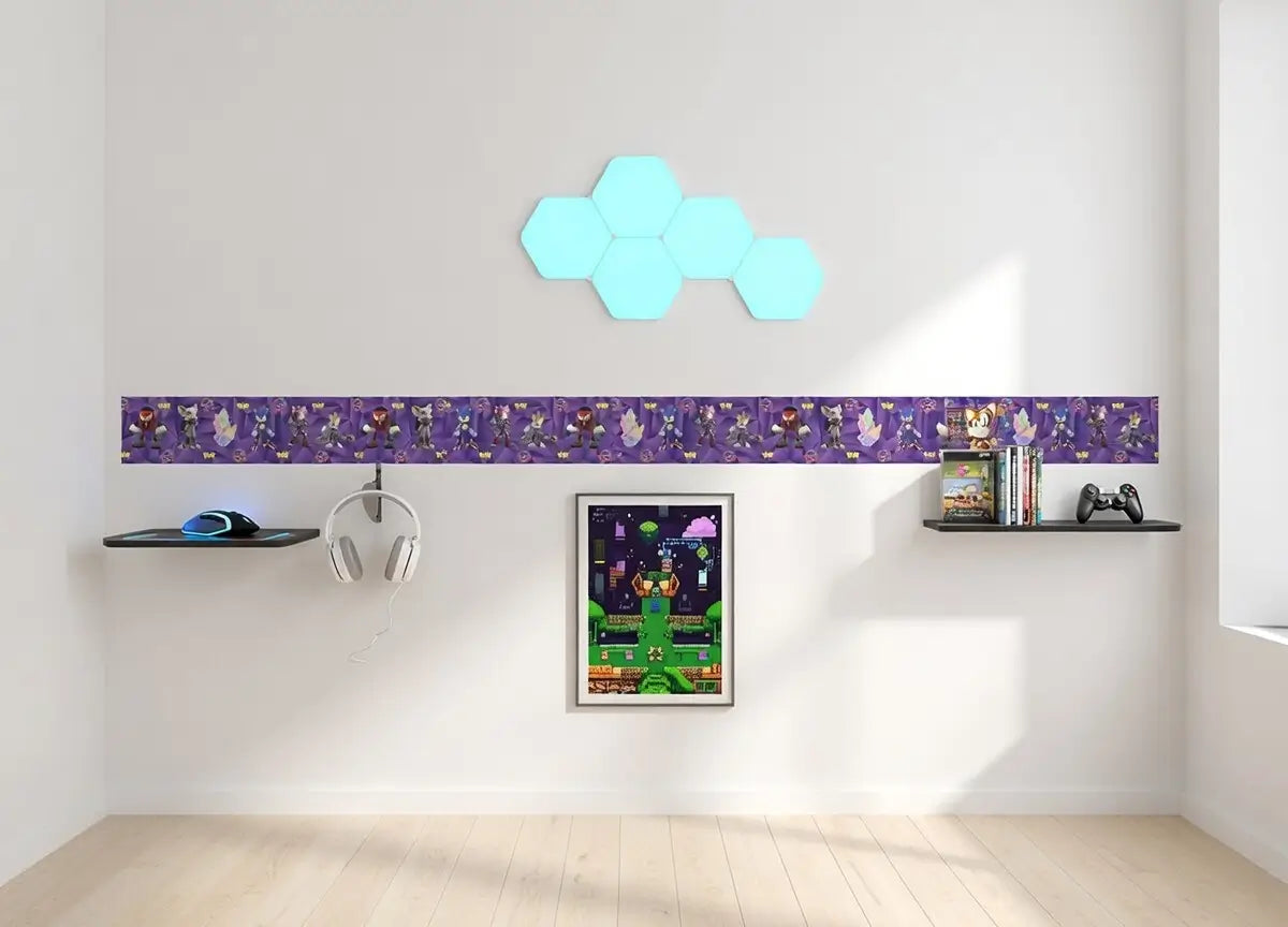 Sonic the Hedgehog Boys Bedroom Self-Adhesive Wallpaper Border